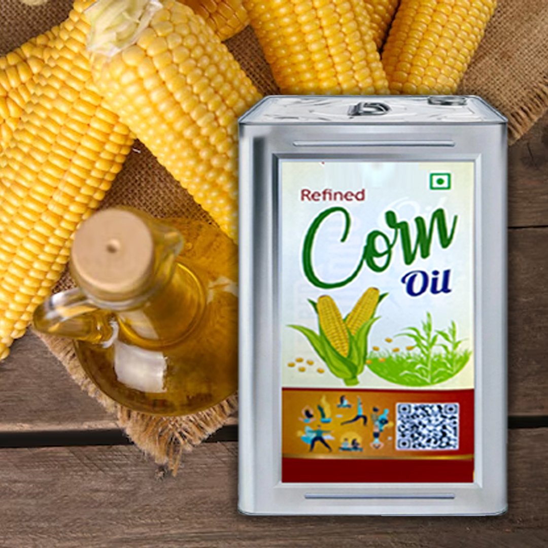 Refined Corn Oil – 15Ltr tin Purity & Health in Every Drop!