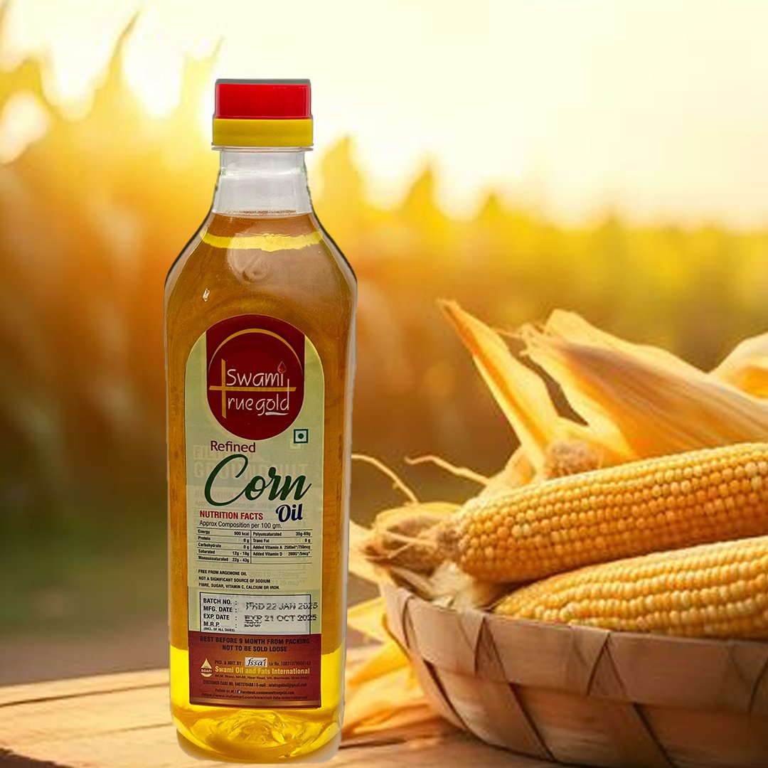 Refined Corn Oil – 1Ltr Bottle Purity & Health in Every Drop!