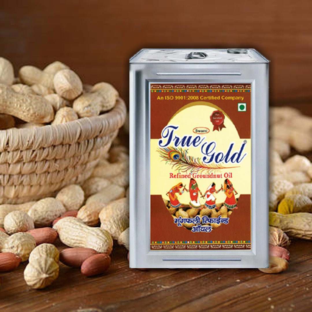 Refined Groundnut Oil – 15L Tin for Purity & Taste
