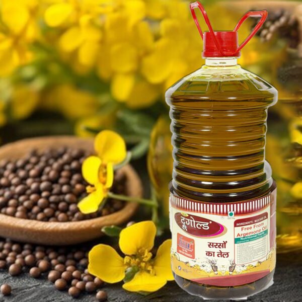 Pure Mustard Oil- (5ltr btl)