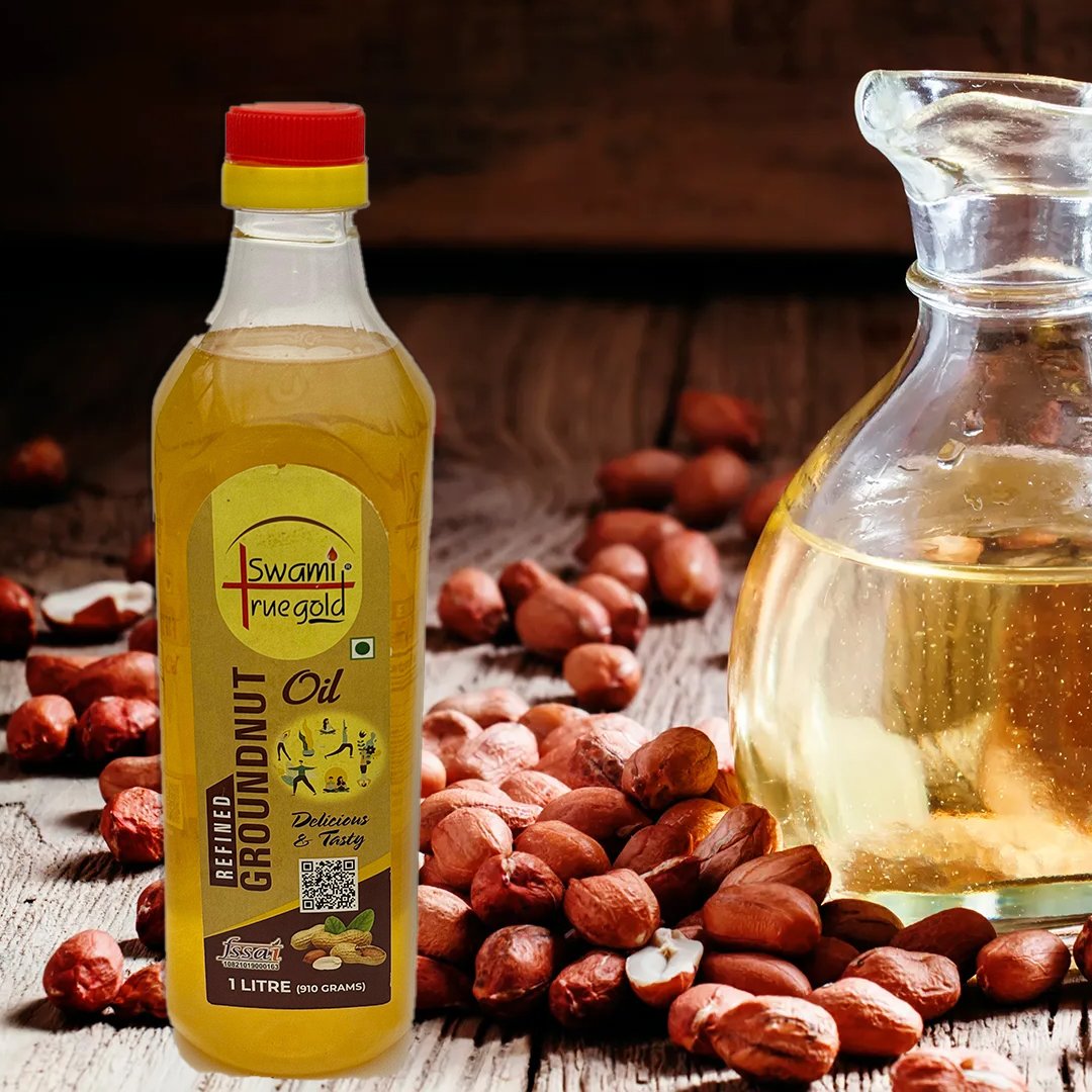 Refined Groundnut Oil – 1Ltr Bottle for Purity & Taste