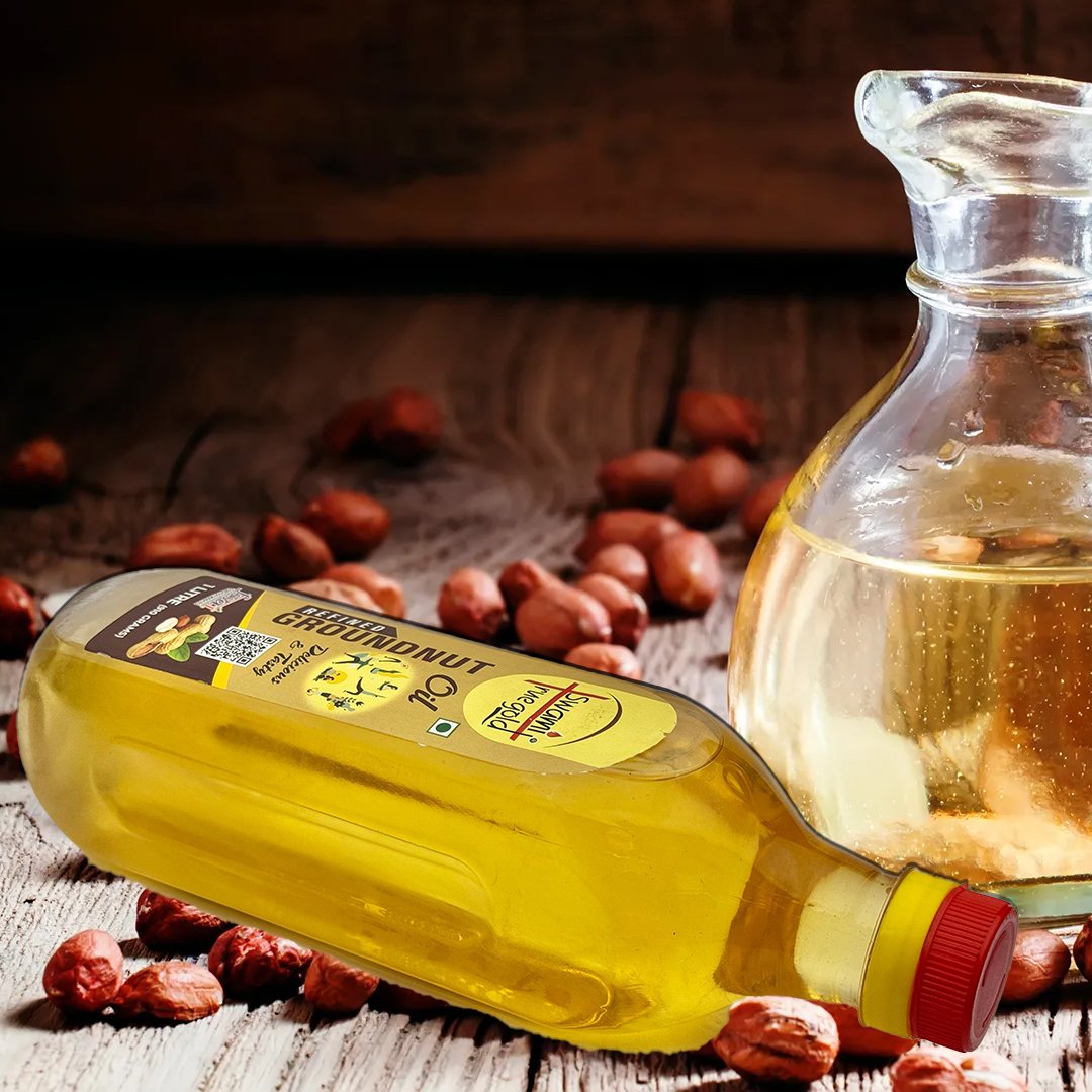 Refined Groundnut Oil – 1Ltr Bottle for Purity & Taste