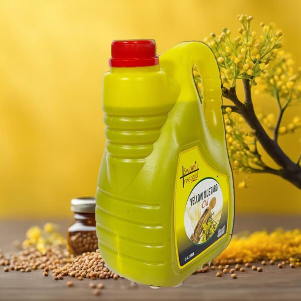 yellowmustard2ltr3 Yellow Mustard Oil – Pure, Powerful & Packed with Benefits! (2ltr Jar)