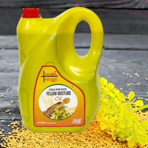 Yellow Mustard Oil – Pure, Powerful & Packed with Benefits! (5ltr Jar)